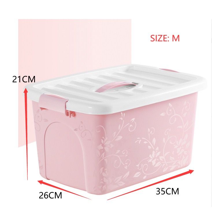 Container Box Penyimpanan Serbaguna / Box Ukuran Sedang (Medium) / Box Ukuran  35x25x20,5cm - Kode 902