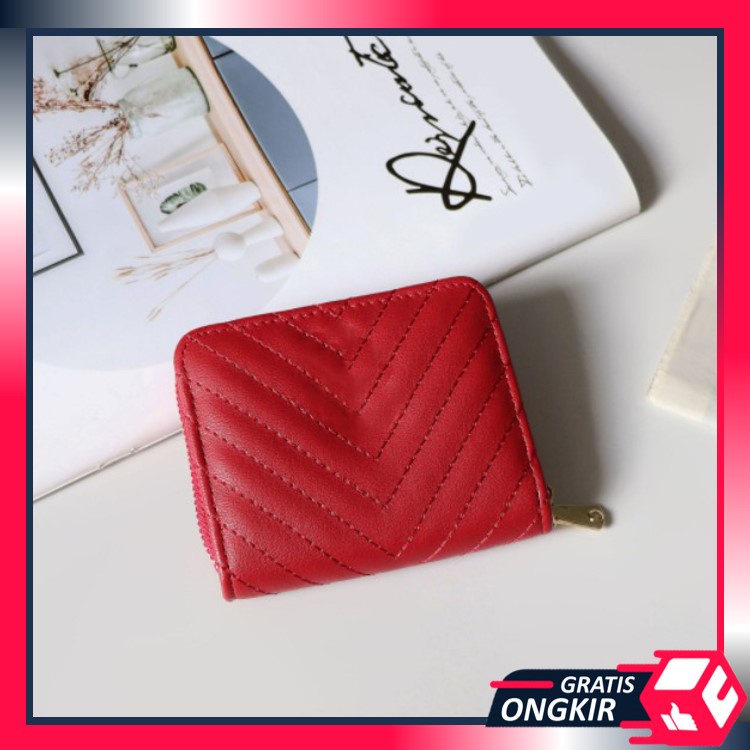 Gratis Ongkir - F5132 Dompet Mini / Dompet Kartu Resleting Wanita / Dompet Koin Wanita Import Korea