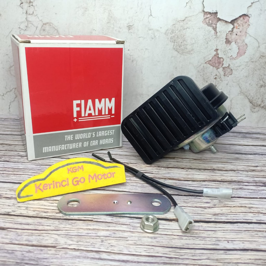 KLAKSON KEONG FIAMM SINGLE MOTOR WATERPROOF 12V - KLAKSON FIAMM SINGLE