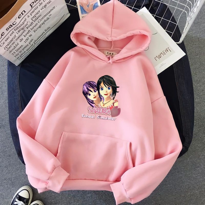 Jaket Sweater Hoodie Anak Sakura School Simulator
