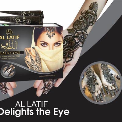 AL LATIF HENNA PASTE / HENNA HALAL 25GR BUKAN GOLECHA