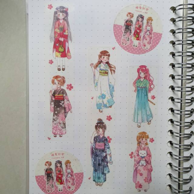 

washi tape sample for scrapbook and journal ( per meter )