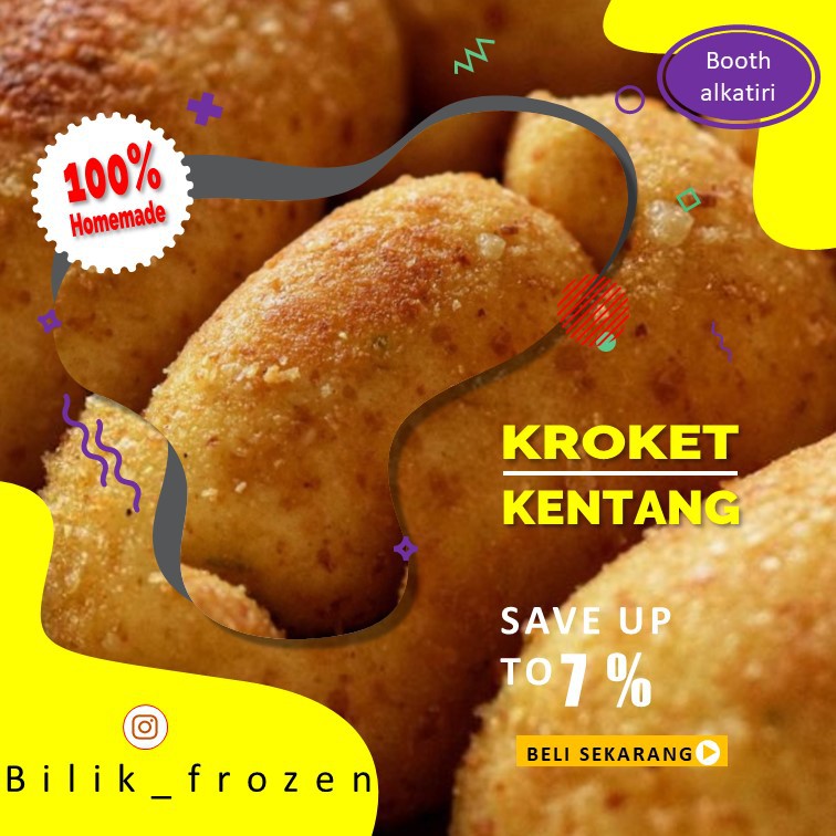 

kroket isi daging sayur