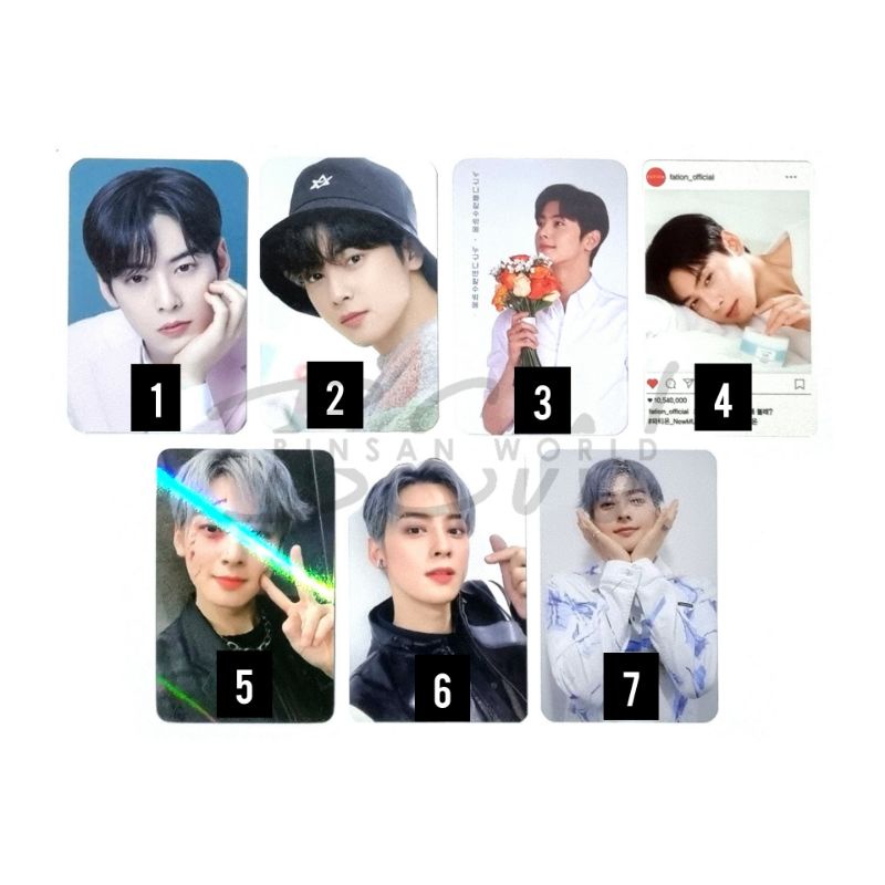 ASTRO Cha Eunwoo Official Photocard PC