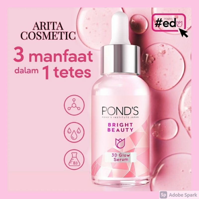 POND'S BRIGHT BEAUTY TRIPLE GLOW POWER SERUM 30GR