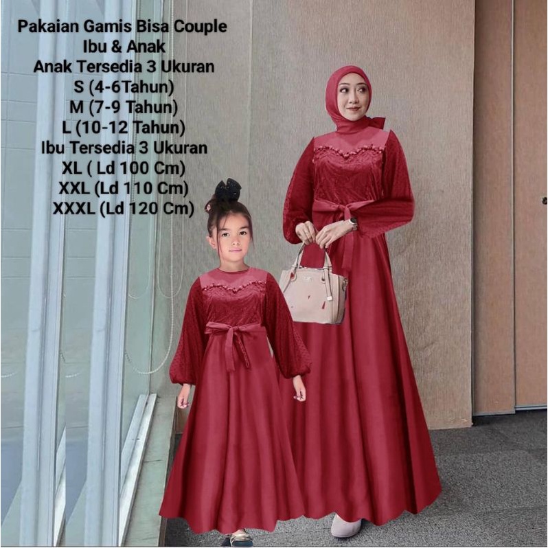 COD☑️PRODUK TERBARU/PAKAIAN GAMIS BISA COUPLE IBU DAN ANAK MAXI/MAXI AMBERLI DRESS 3 SIZE XL-XXL-XXXL/MAXI AMBERLI KIDS 3 SIZE S-M-L/PAKAIN MUSLIM WANITA TERBARU/PAKAIAN GAMIS WANITA TERBARU/GOOD QUALITY