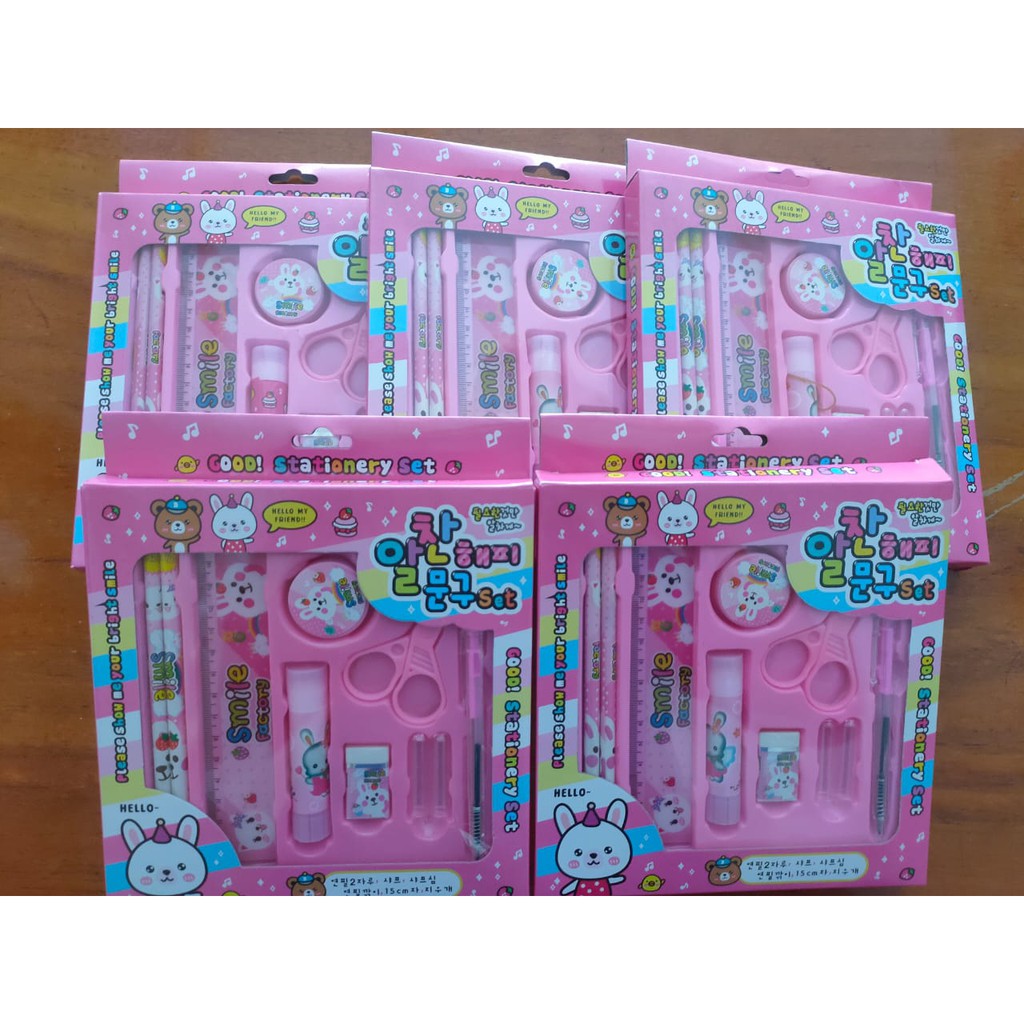 

Pensil Set Lengkap Alat Tulis Anak 9 in 1 set Alat Tulis Anak Sekolah