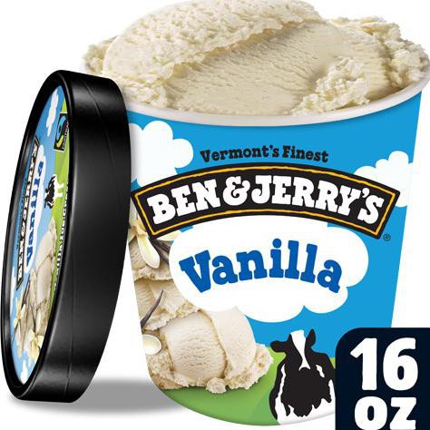 

New Ben & Jerrys - Ice Cream Import Vanilla Termurah