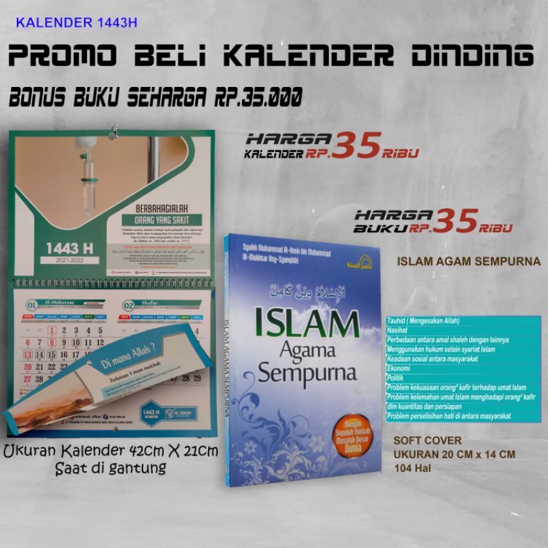 

Promo Kalender Dinding Plus bonus buku