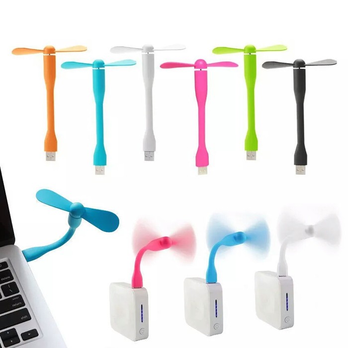Kipas USB portable Flexible USB Fan warna warni 5V