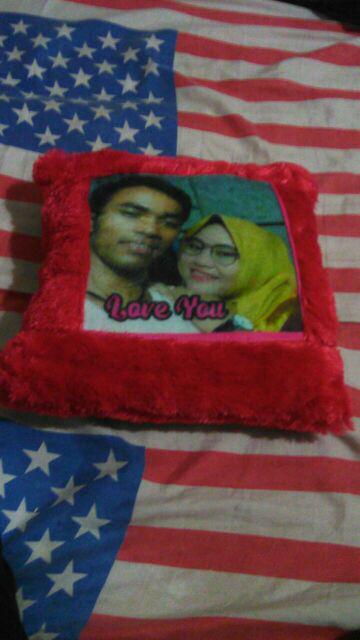 Bantal Foto Uk 40x40