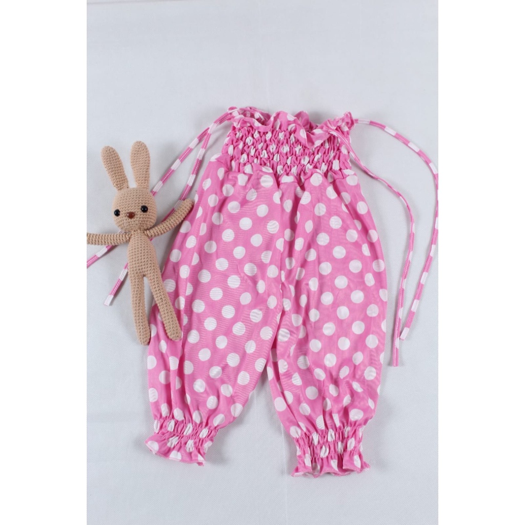 BEFAST - ZTL OOTD Jumpsuit Anak LILITH / JUMPSUIT ANAK Shella / Jumpsuit Terbaru 2022 / Pakaian Anak-Anak Perempuan / Jumpsuit Kekinian Anak-Anak / Baju Kodok / Jumpsuit Motif Polkadot / Baju Santai Casual Anak