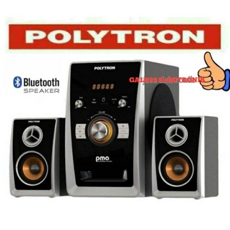 Speaker polytron Pma 9501,usb,bluetooth,radio,aux,remote,sdcard