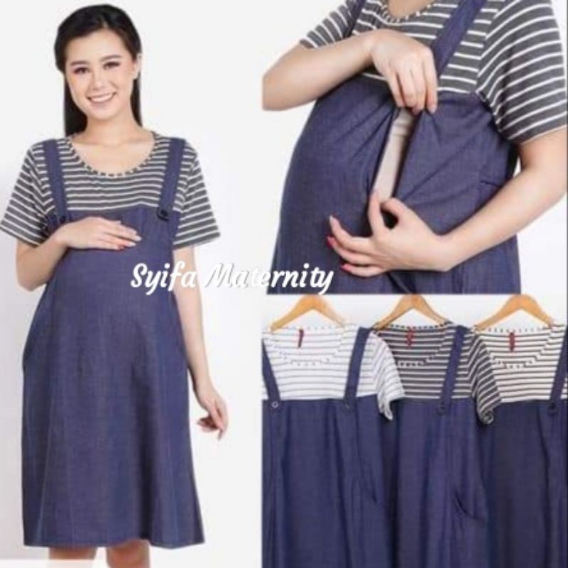 AT416 Dress hamil dan menyusui - syifa maternity