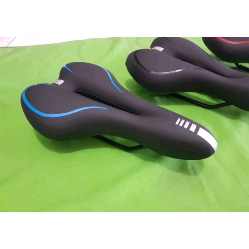 Termurah Saddle gel sadel jell jel empuk nyaman Cocok Sepeda Lipat MTB Road Bike Seli Folding Bike