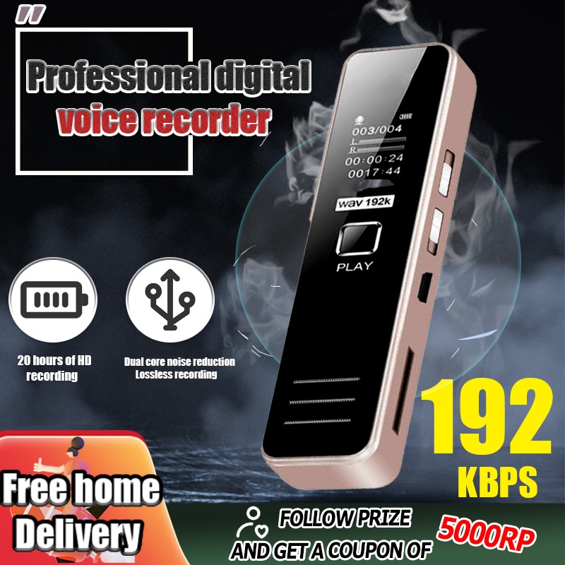 Voice Recorder Spy Recording Pen Recorder  Mp3 Player Perekam Suara Recorder Voice Kualitas Suara HD  Alat Perekam Suara Perekaman Otomatis