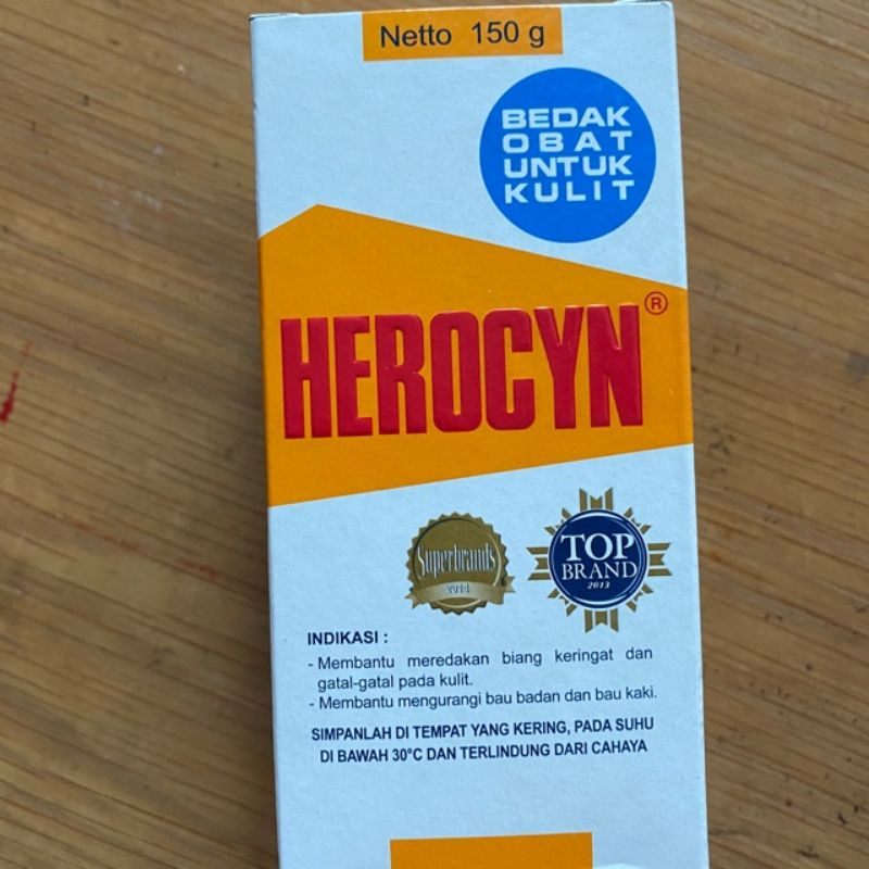 HEROCYN BEDAK TABUR UNTUK OBAT KULIT ISI 150 GRAM