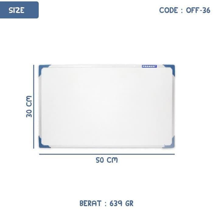 

OPEN SALE WHITE BOARD PAPAN TULIS GANTUNG UKURAN 50X30 CM (OFF-36)
