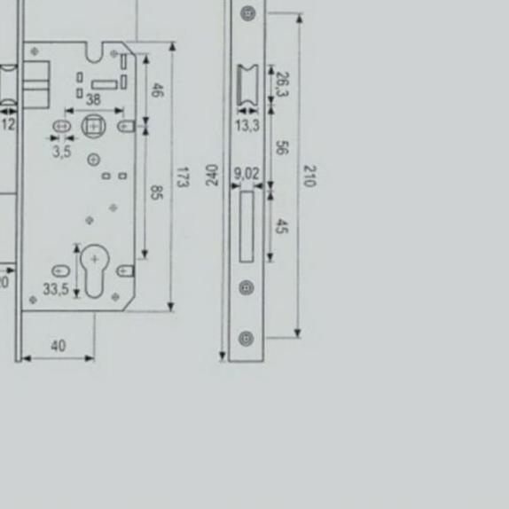 ✶ KODAI Bodi body kunci pintu rumah komputer keys lidah swing lockcase ☟