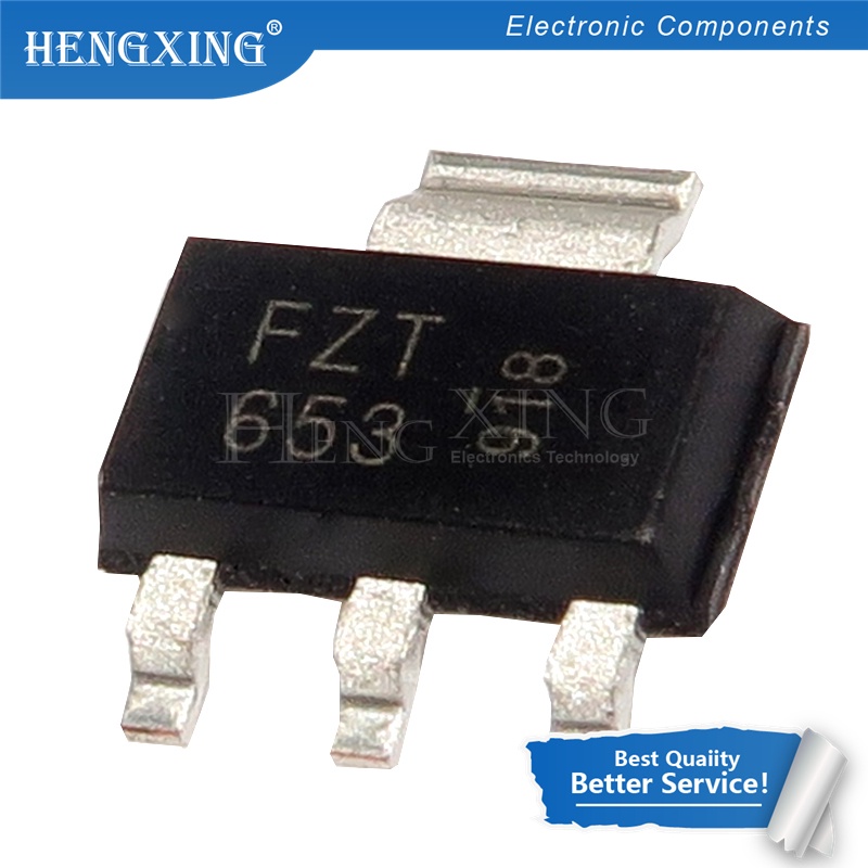 100pcs Ic FZT605TA FZT651TA FZT653TA FZT751TA FZT968TA FZT605 FZT651 FZT651TA Fzt8T232-Zt3