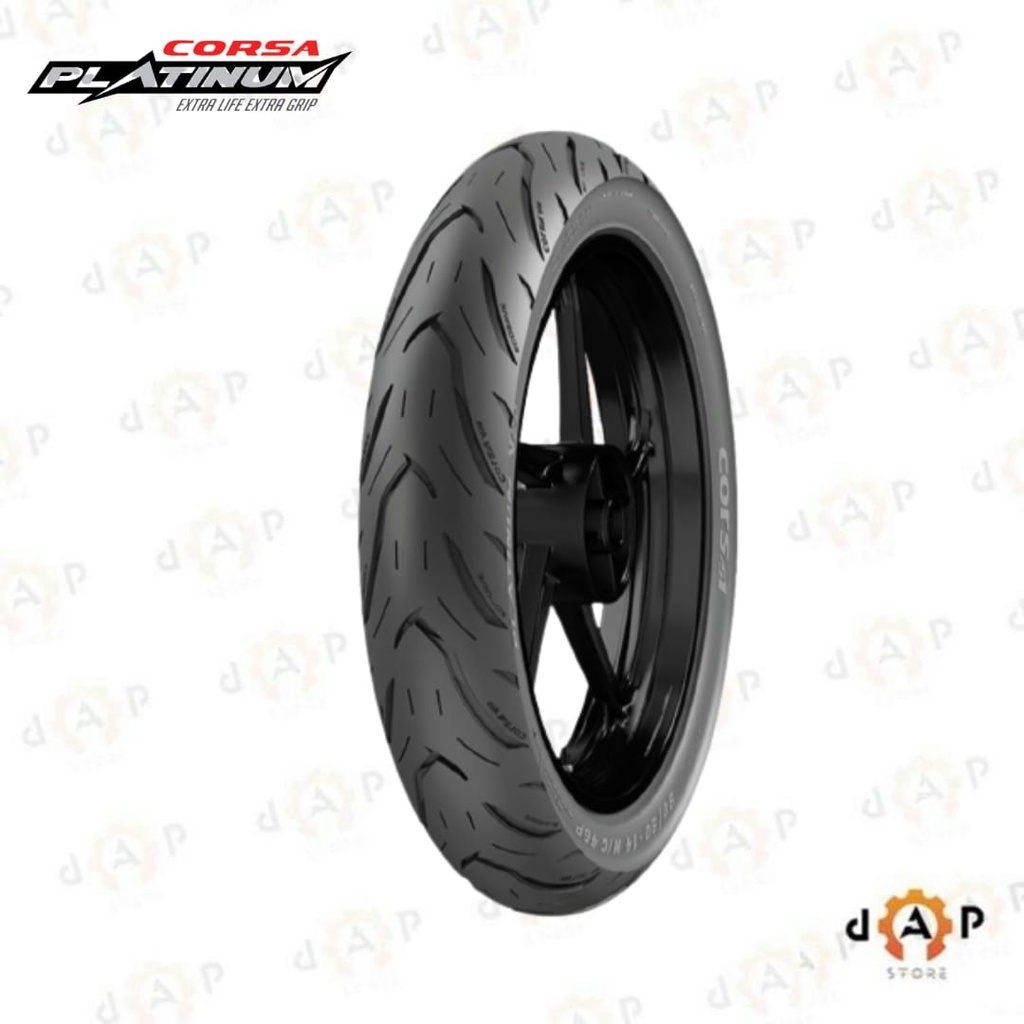 BAN MOTOR STANDAR RING 17 // CORSA PLATINUM V22 70/90-17 TUBELESS // BAN MOTOR SATRIA FU, JUPITER