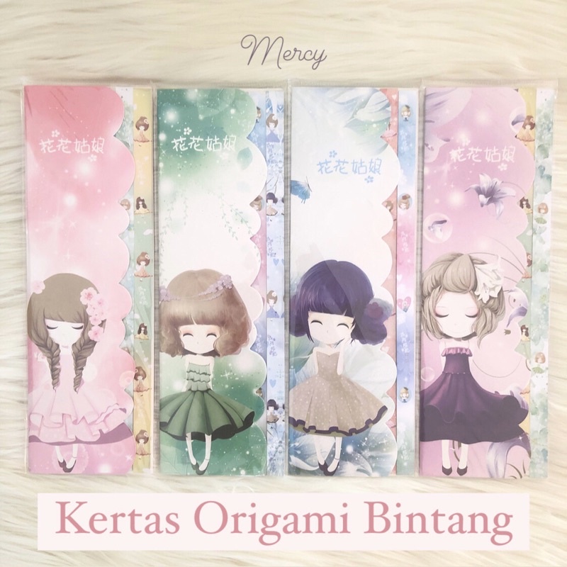 

Kertas Origami Bintang Corak - Glitter - Pastel Colour