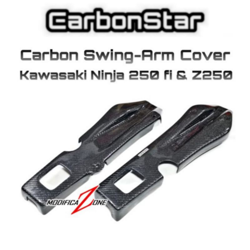 Carbonstar Swing Arm Cover Kasawaki Ninja250fi Z250