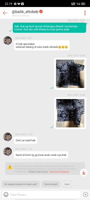 Maura Couple - Sania Ruffle Batik Couple Jumbo Ori Ndoro Jowi Dnt Garansi Termurah