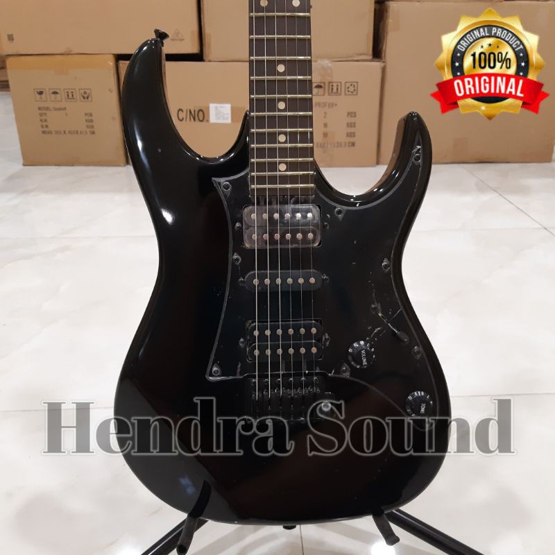 Gitar Melody Elektrik Ibanez GRX 55B / GRX55B - BKN, 2Y-03  (6 senar)