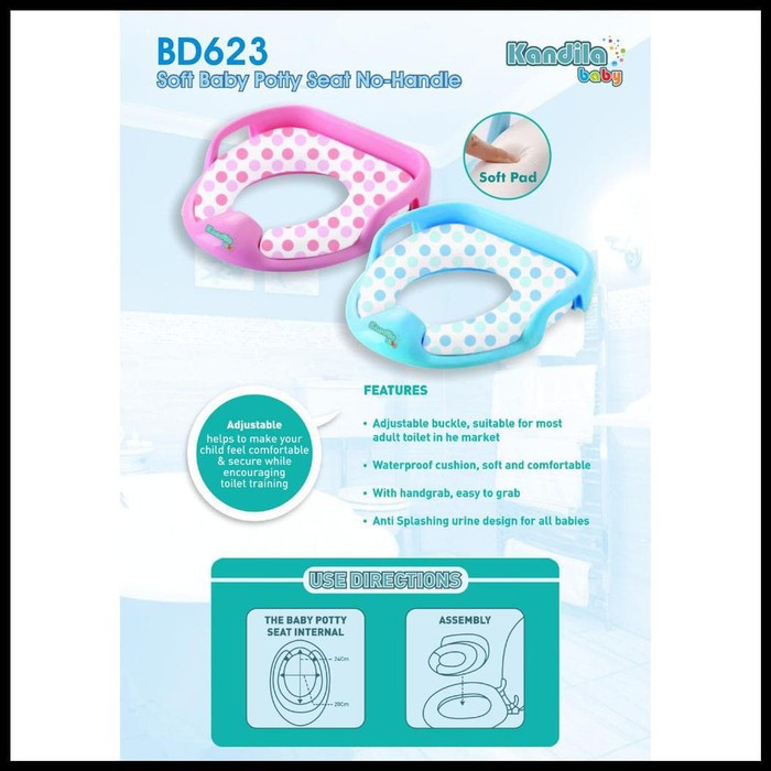 Kandila baby Soft baby potty seat no-handle - Pispot
