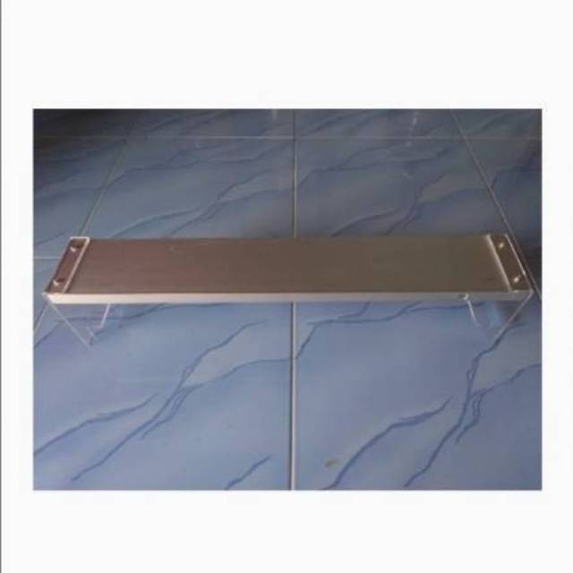 lamphood 70cm dudukan led lampu aquascape silver