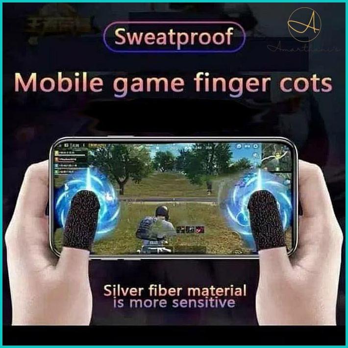 Ac - Sarung Tangan Jempol Gaming Tele Finger Isi 2 Pcs