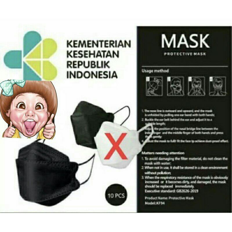 ⭐️ Jendela Kosmetik ⭐️ Masker KF94 / Masker KF 94 / Masker Murah / Masker Dewasa / KF94 / KF 94