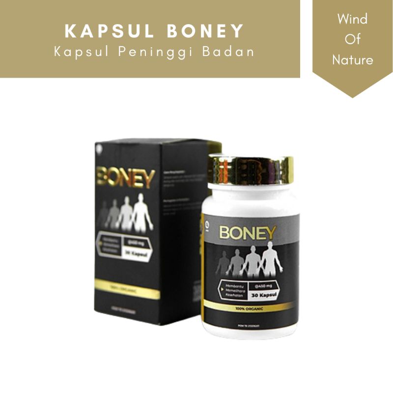Kapsul Boney Kapsul Peninggi Badan Original Bantu Meninggikan Badan Obat Peninggi Badan
