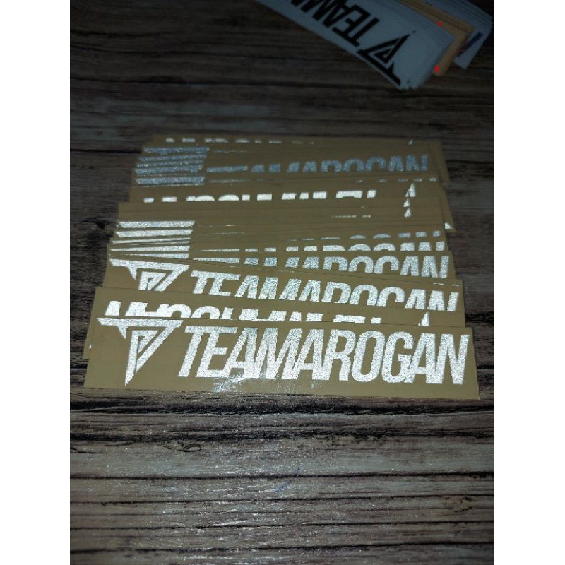 STICKER TEAM AROGAN TARGN CUTTING