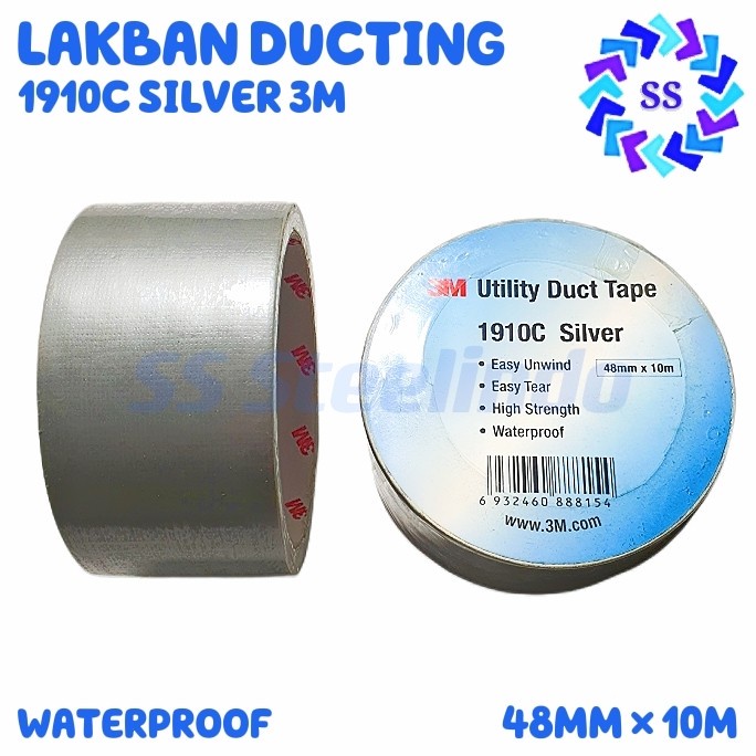 

LAKBAN DUCTING SILVER 3M WATERPROOF - 48MM×10M