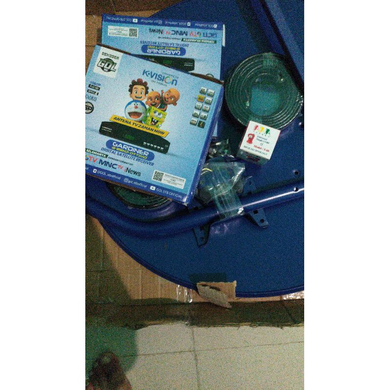 paket parabola k vision+pemasangan