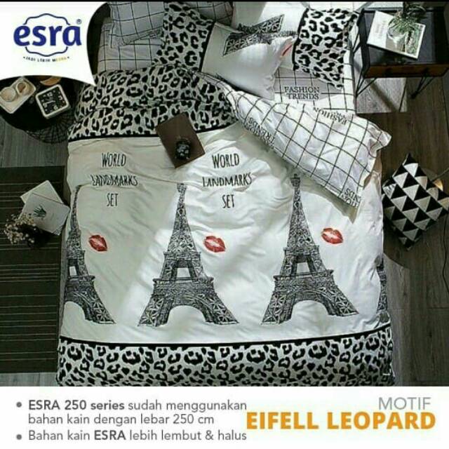 Sprei Eiffel Leopard