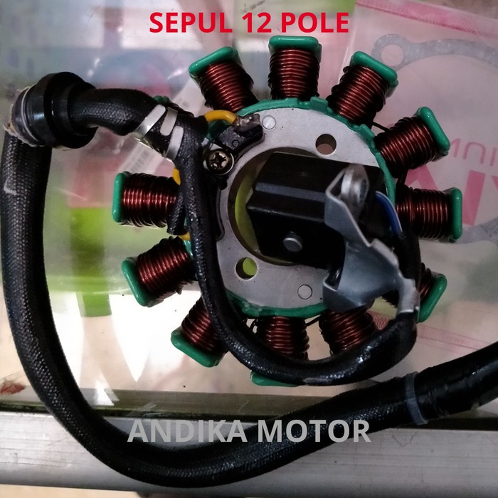 Dijual Spull 12 pole atau spul Viar karya Roda3 suku cadang Diskon