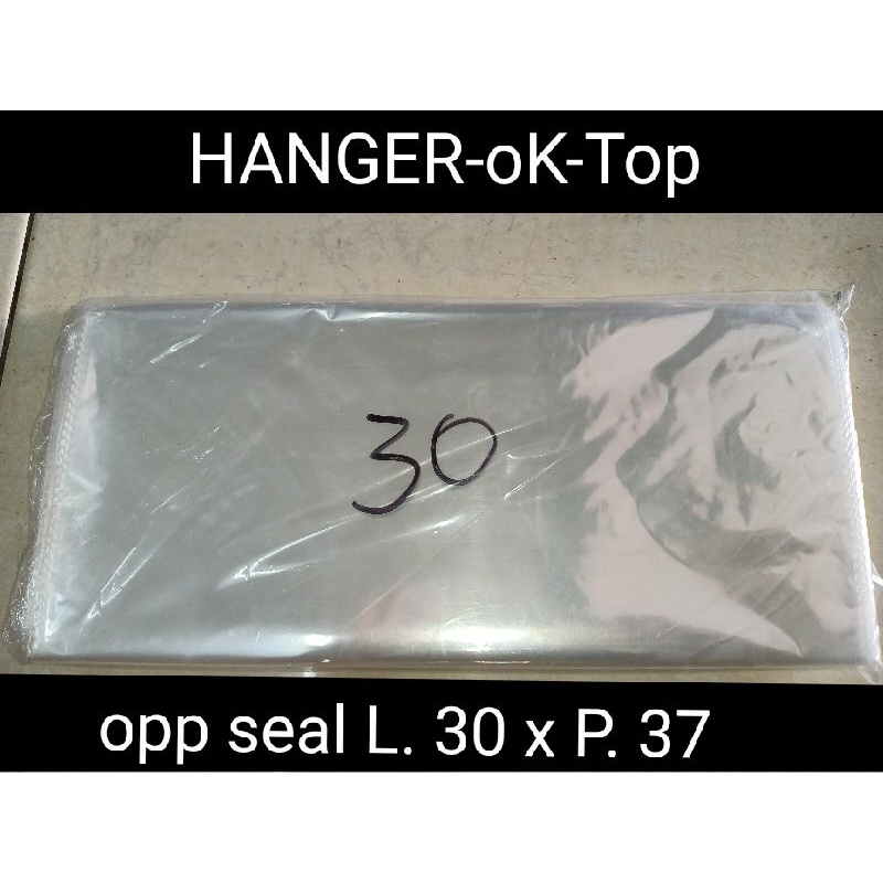 Plastik opp seal 30x37 tebal 1.7 micron (isi 100 lembar)