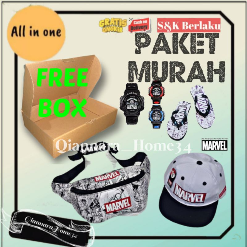 Tas Selempang  Waistbag Anak Laki Laki Marvel Superhero