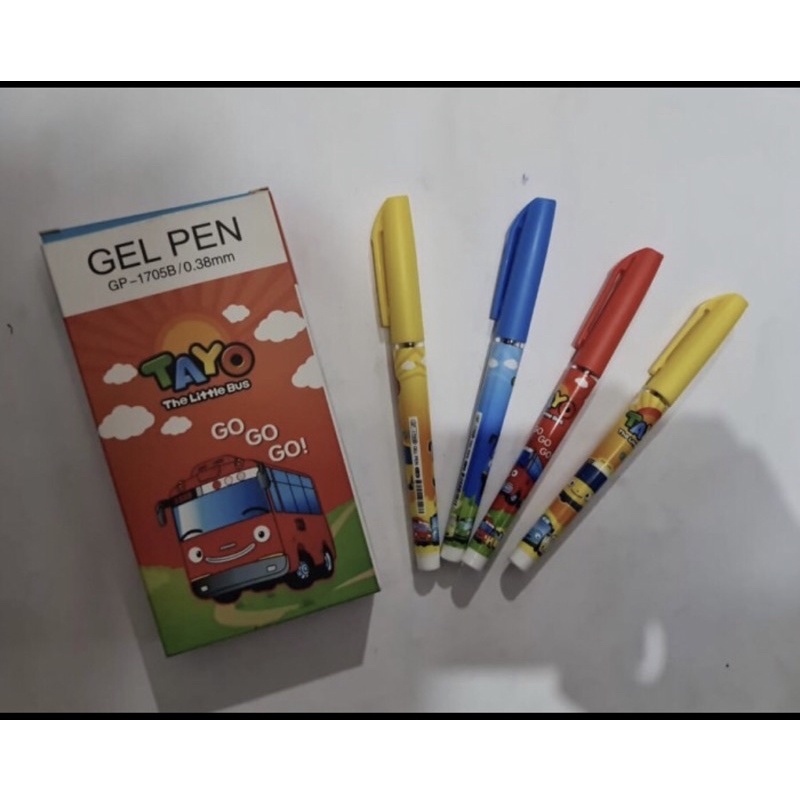 

PULPEN BALLPOINT JEL TAYO 0.38mm HITAM