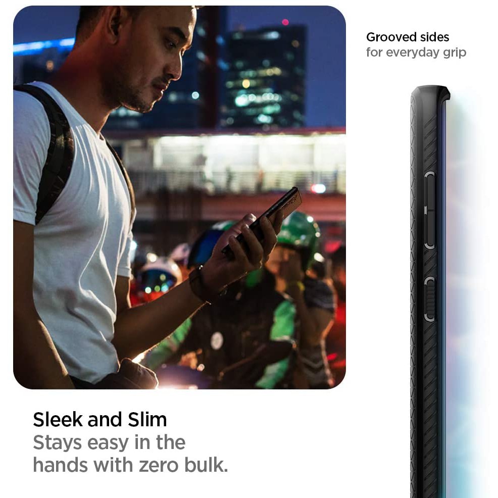 Case Samsung Galaxy Note 10 Plus 5G / Note 10 Spigen Softcase Liquid Air Silicone Original Casing