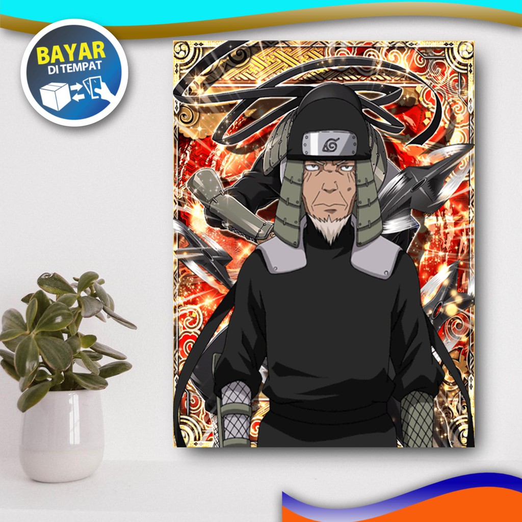 Jual HSR12 - HIASAN DINDING ANIME HASIRAMA / NARUTO / POSTER KAYU