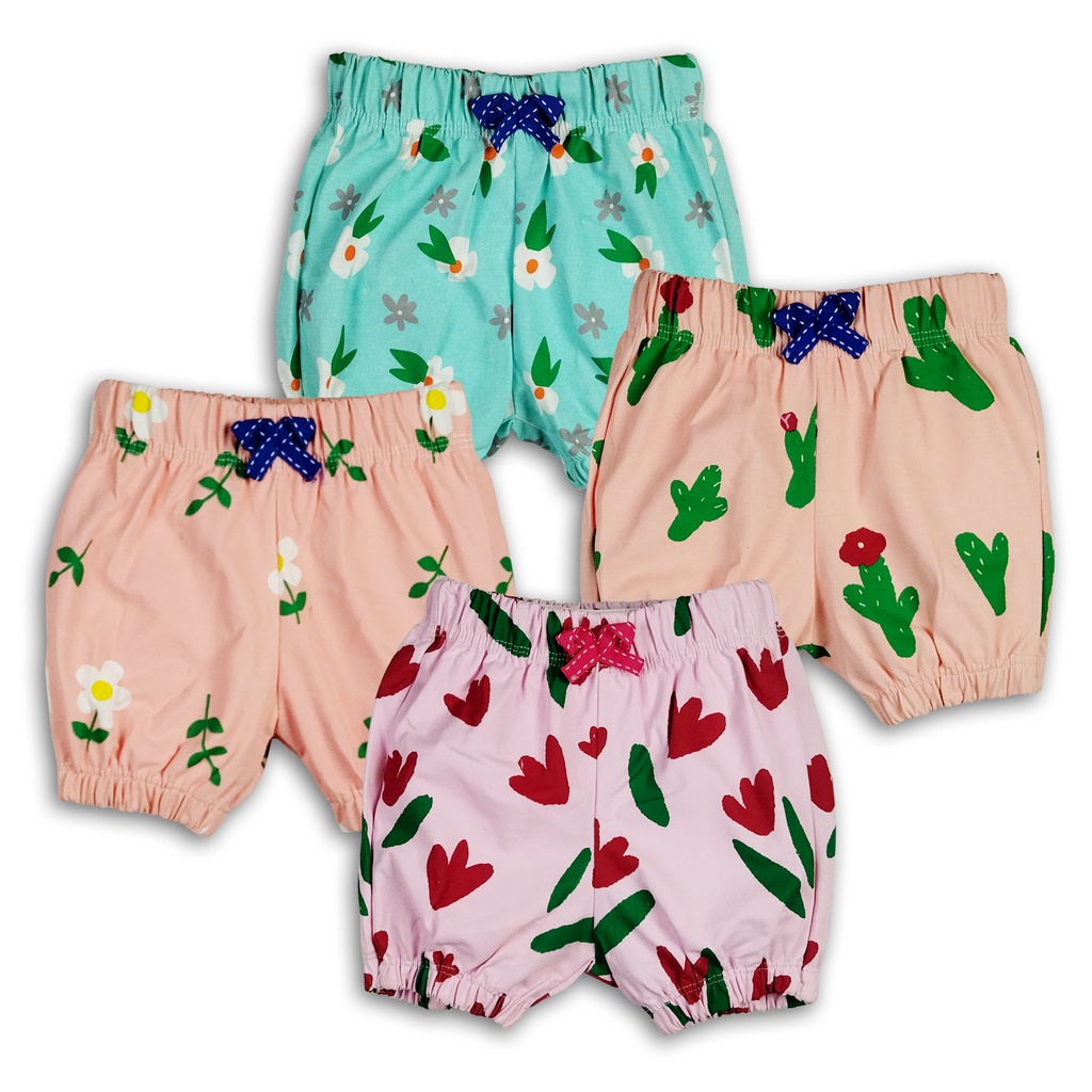Bearhug Celana Pendek Bayi Perempuan Premium Full Printing XCD6 Cardet 6-18 Bulan-1