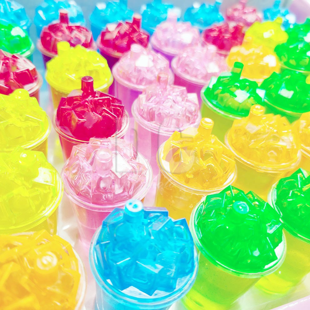 MURAH!!! SLIME CLEAR JELLY POP ICE CREAM ES KRIM WARNA RANDOM