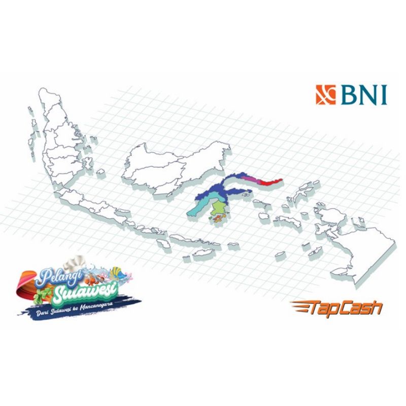 BNI TapCash Peta Indonesia
