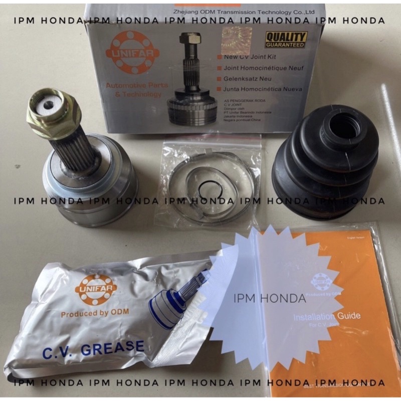 SX8 Cv Joint Outer As roda Kopel Bagian Luar Kanan = Kiri Sama Honda City Type Z SX8 1999 2000 2001 2002 Trivindo / Unifar / TDK / LKS / URW / NKN