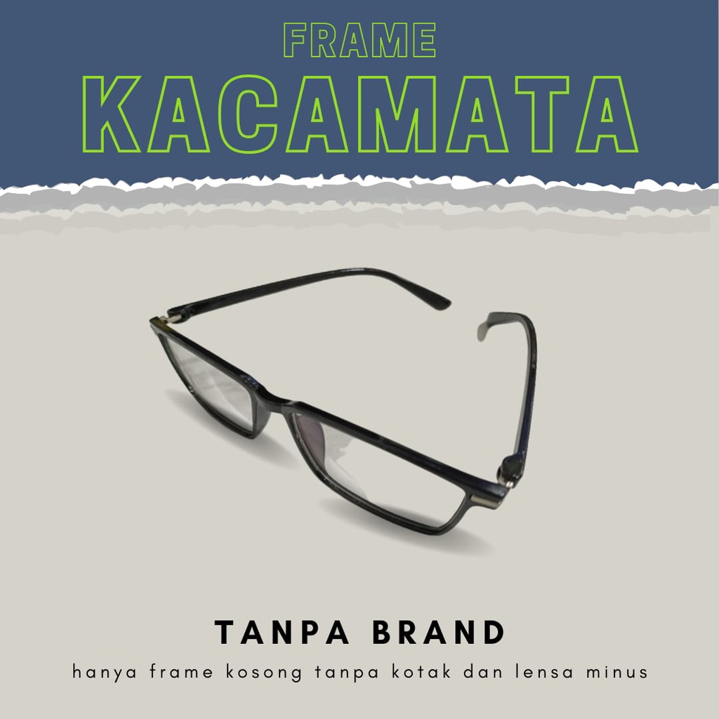 Frame Kacamata tanpa lensa minus dan kotak ( BINTANG ACC )