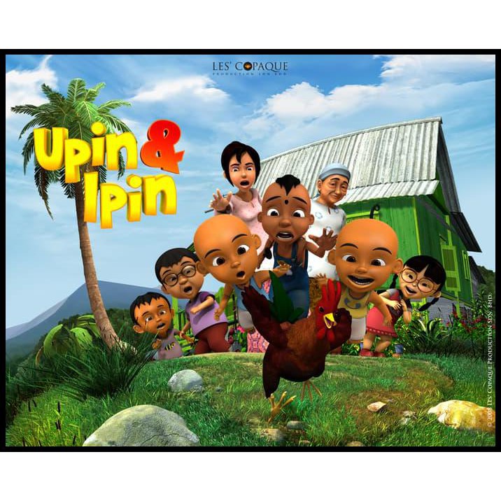 (Diskon) Video Film Kartun Edukasi Upin & Ipin 42 Episode Season 4 Dvd Video